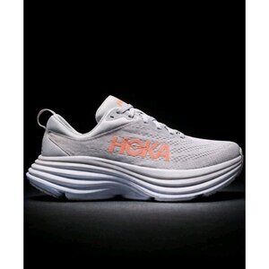 HOKA Bondi 8 Women’s 12B Harbor Mist Lunar Rock NEW Authentic 1127952